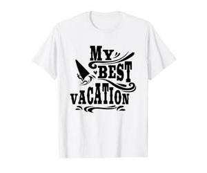 Mes Meilleures Vacances, Aventures, Voyages, Surf sur la Plage T-Shirt Graphique avec Valeur