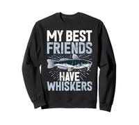 Mes Meilleurs Amis Ont des Moustaches et du Poisson-Chat Sweatshirt