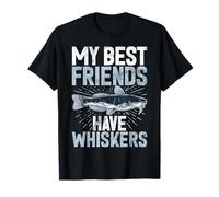 Mes Meilleurs Amis Ont des Moustaches et du Poisson-Chat T-Shirt