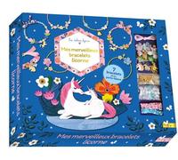 Mes merveilleux bracelets licornes - coffret avec support à bijoux et accessoires - Laetitia Lazerges - Deux Coqs D'or - Coffret - Jeux livres objets