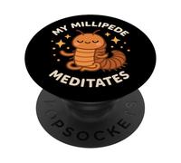 Mes Millipede Meditates Mille Pattes Thème Insectes Mignons PopSockets PopGrip Adhésif