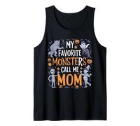 Mes Monstres préférés m'appellent Maman pour des vêtements d'halloween Amusants Débardeur