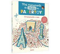 Mes monuments de Paris en Papertoys (édition 2022) - Rozenn Bothuon - Auzou Philippe Eds - broché - Document jeunesse