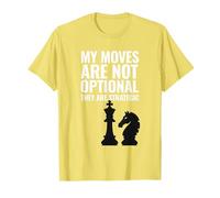 Mes mouvements sont Un Joueur d'échecs Amusant et stratégique T-Shirt