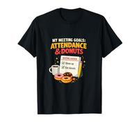 Mes objectifs de réunion et Donuts Graphiques drôles T-Shirt