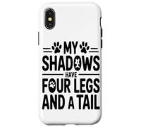 Mes Ombres Ont Quatre Pattes Et Une Queue Disant Amour du Coque pour iPhone X/XS