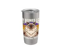 Mes os sont partis, je suis une flaque d'eau, maintenant c'est un bon chat Gobelet isotherme en acier inoxydable double paroi