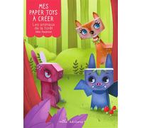 Mes paper toys à créer - Les animaux de la forêt - Mlle Redmist - Mila Boutan Eds - broché - Document jeunesse