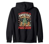 Mes Patients sont Les Plus adorables Cookies Peds Crew Christmas Sweat à Capuche
