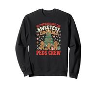 Mes Patients sont Les Plus adorables Cookies Peds Crew Christmas Sweatshirt