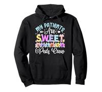 Mes Patients sont Sweet Hearts Peds Crew Sweat à Capuche