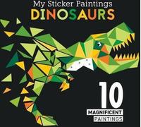 Mes peintures d'autocollants : Dinosaures