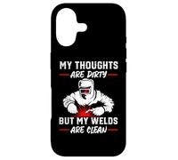 Mes pensées sont Sales mais Mes soudures sont Propres Coque pour iPhone 17