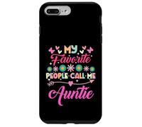 Mes Personnes préférées m'appellent Auntie Funny Mother's Day Coque pour iPhone 7 Plus/8 Plus
