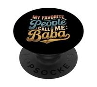 Mes Personnes préférées m'appellent Baba Vintage Persan Grandpa PopSockets PopGrip Adhésif