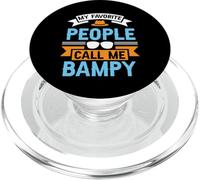 Mes Personnes préférées m'appellent Bampy Funny Pater's Day Dad Mens PopSockets PopGrip pour MagSafe