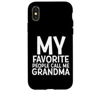 Mes Personnes préférées m'appellent Grand-MÈRE, Jolis Cadeaux pour Grand-mère Coque pour iPhone X/XS