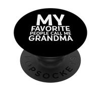 Mes Personnes préférées m'appellent Grand-MÈRE, Jolis Cadeaux pour Grand-mère PopSockets PopGrip Adhésif