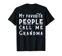 Mes Personnes préférées m'appellent Grand-mère Maman Fête des mères Mamie T-Shirt