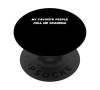 Mes Personnes préférées m'appellent Grand-mère PopSockets PopGrip Adhésif