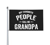 Mes Personnes Préférées M'Appellent Grand-Père Drapeaux De Maison Résistant Aux Intempéries Drapeau Suspendre Bannières 90X150Cm Pour Accessoires Clubs Anniversaires