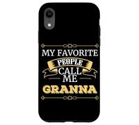 Mes Personnes préférées m'appellent Granna Grandmother Family Love Coque pour iPhone XR