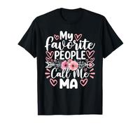 Mes personnes préférées m'appellent Ma Funny Grandma Mother's Day T-Shirt