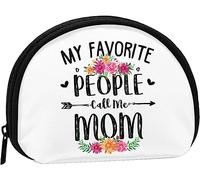 Mes Personnes préférées m'appellent Maman Femmes et Filles Mignon Mode Porte-Monnaie Portefeuille Sac Changement Pochette Porte-clés
