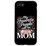 Mes Personnes préférées m'appellent Mom Floral Coque pour iPhone SE (2020) / 7/8