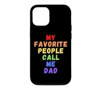 Mes Personnes préférées m'appellent Papa Men Man Funny Rainbow Daddy Coque pour iPhone 12/12 Pro