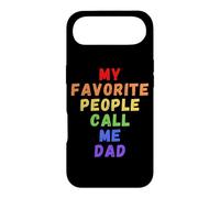 Mes Personnes préférées m'appellent Papa Men Man Funny Rainbow Daddy Coque pour iPhone Air