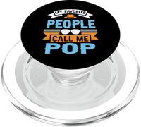 Mes Personnes préférées m'appellent Pop, drôle, fête des pères, Papa pour Hommes PopSockets PopGrip pour MagSafe