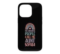 Mes Personnes préférées m'appellent Tante Sophia Prénom Tante Coque pour iPhone 13 Pro