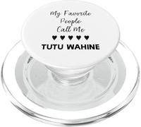 Mes personnes préférées m'appellent Tutu Wahine, tante, grand-mère, maman PopSockets PopGrip pour MagSafe