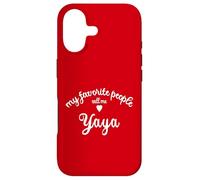 Mes Personnes préférées m'appellent Yaya, Grand-mère Grecque, Yiayia Coque pour iPhone 17