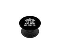 Mes Personnes préférées sont celles Qui m'apportent du café PopSockets PopGrip Adhésif