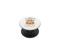 Mes Petites citrouilles m'appellent Lolli et Pop Fall Grands-Parents PopSockets PopGrip Adhésif