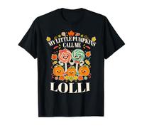 Mes Petites citrouilles m'appellent Lolli et Pop Fall Grands-Parents T-Shirt