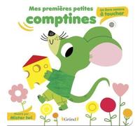 Mes premières petites comptines : un livre sonore à toucher - Livre sonore et éveil avec 5 puces sonores et 5 matières à toucher - Bébé dès 6 mois