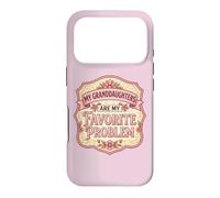 Mes Petites-Filles sont Mon problème préféré. Grand-mère, Mamie, Fun Coque pour iPhone 17 Pro
