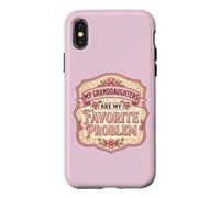 Mes Petites-Filles sont Mon problème préféré. Grand-mère, Mamie, Fun Coque pour iPhone X/XS