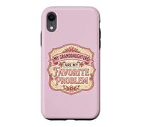 Mes Petites-Filles sont Mon problème préféré. Grand-mère, Mamie, Fun Coque pour iPhone XR