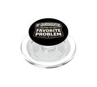 Mes Petites-Filles sont Mon problème préféré Grand-père drôle PopSockets PopGrip pour MagSafe
