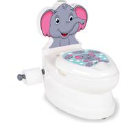 Mes petites toilettes Eléphant avec son de chasse d'eau et porte-papier toilette