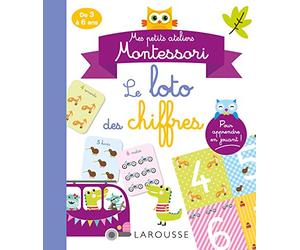 Mes petits ateliers MONTESSORI - Le loto des chiffres