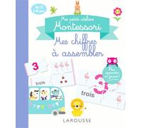 Mes petits ateliers Montessori Mes chiffres à assembler - Collectif - Larousse - broché - Document jeunesse dès 3 ans