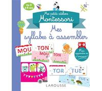 Collectif – Mes petits ateliers Montessori : Mes syllabes à assembler – Boîte (32 pièces) – Larousse