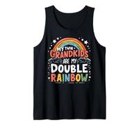 Mes petits-enfants jumeaux sont ma grand-mère jumelle double arc-en-ciel Débardeur