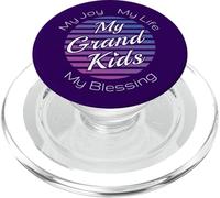 Mes petits-enfants : ma joie, ma vie, ma bénédiction, ma fière grand-mère PopSockets PopGrip pour MagSafe