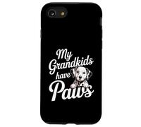 Mes Petits-Enfants Ont des Pattes, Un Chien Mignon, Une Grand-mère Coque pour iPhone SE (2020) / 7/8